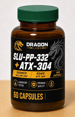 Dragon Labs SLU-PP-332 + ATX-304 60 Capsules Dietary Supplement 500mcg/65mg