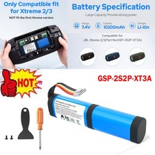 GSP-2S2P-XT3A Battery For JBL Xtreme 2 3 Wireless Bluetooth Speaker Waterproof