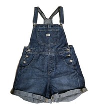 Levi's Vintage Shortalls Bib Overall Shorts Blue About Last Week Color Size M