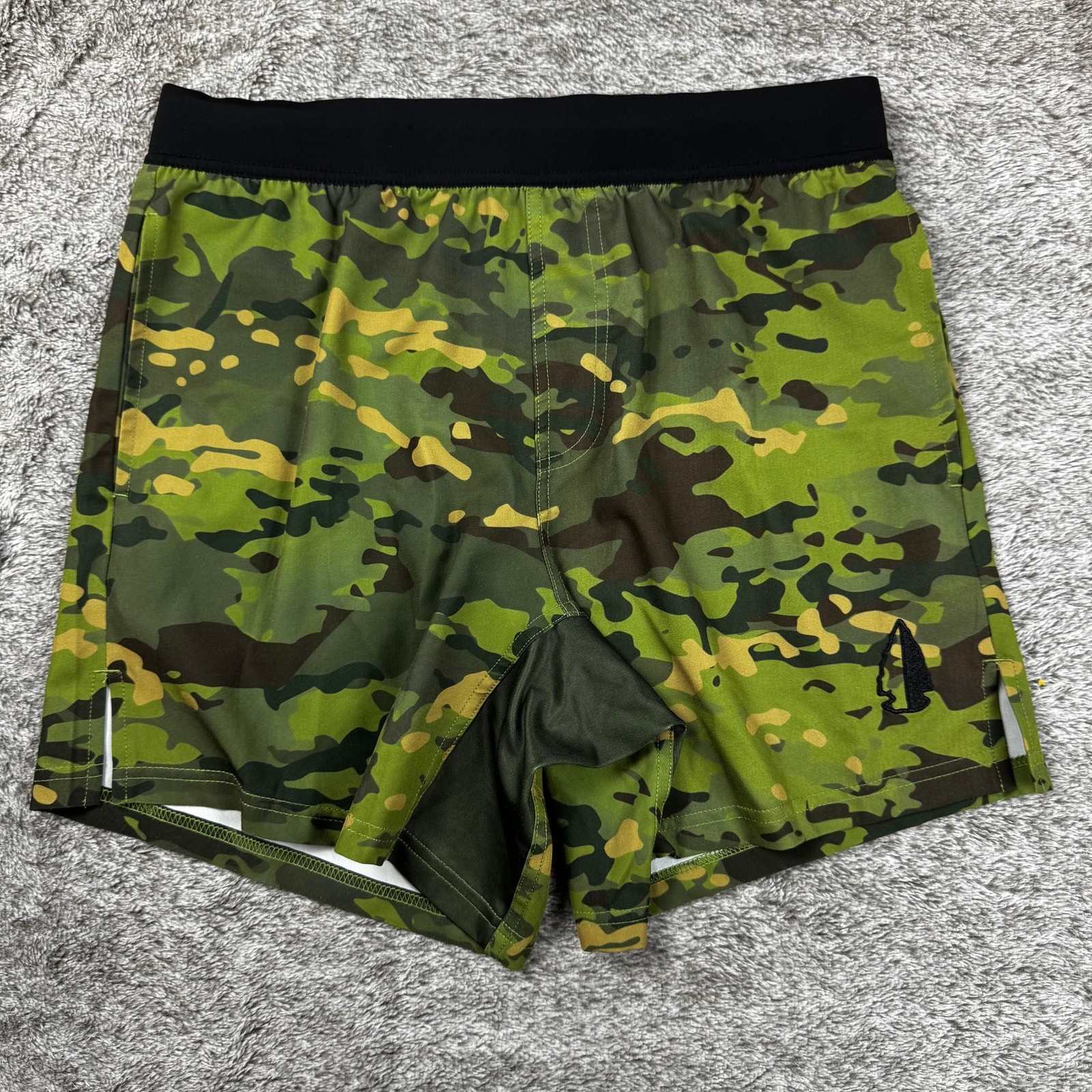 Tachuntfish Athletic Shorts Men's Medium Army Green