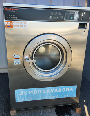 SPEED QUEEN COIN-OP FRONT LOAD WASHER MODEL SC80BCVQU60002 SN