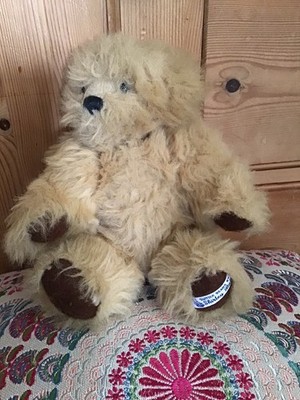 Vintage Suffolk Bears von Shirley Ball brauner Teddybär mit Gelenken Plüschtier Kuscheltier