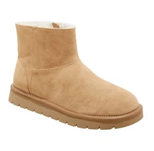 universal Thread May Faux Suede Booties with Memory Foam Insole Tan Size 8 Women