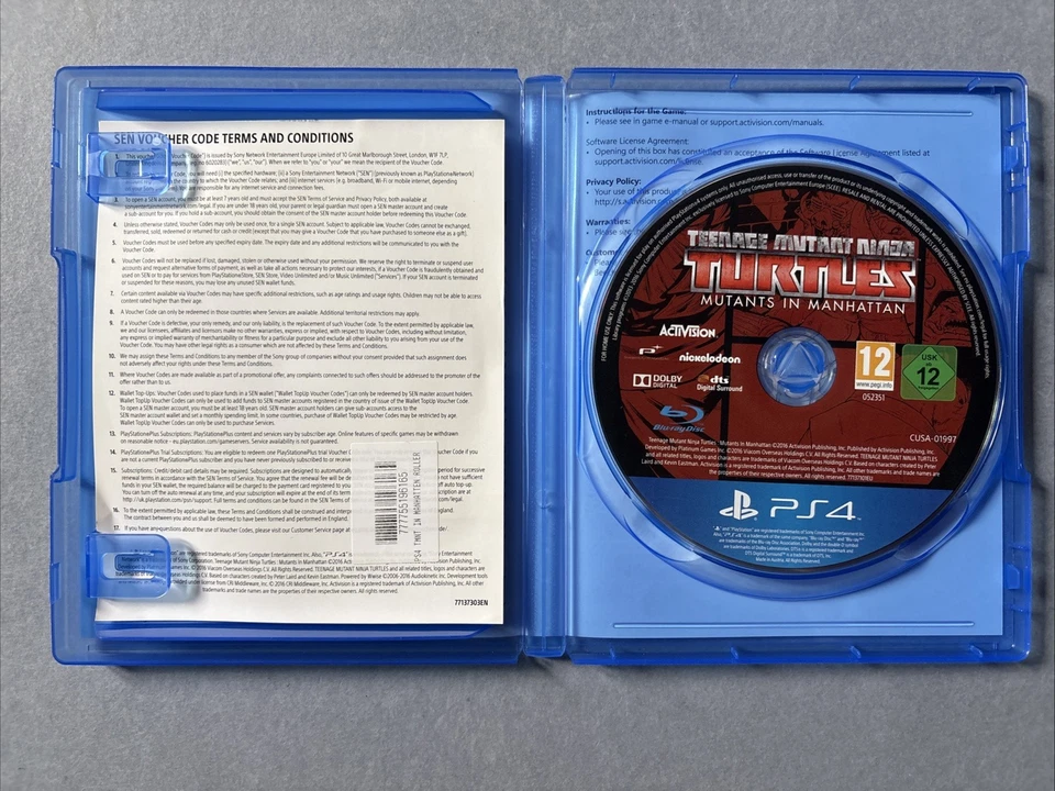 Teenage Mutant Ninja Turtles: Mutants in Manhattan PlayStation 4/5 UK PAL MINT - Image 4 of 4