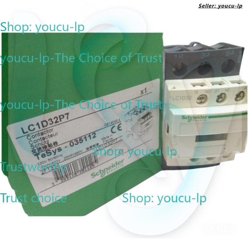 1 PCS NEW With Box Schneider Electric LC1D32P7 Contactor 15KW/400V 230V-50/60Hz