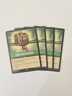 Steal From The Rich 97/204 Playset 4 cards - The First Chapter