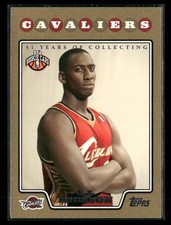 2008-09 Topps #214 J.J. Hickson Gold Border #/2008 Cleveland Cavaliers Rookie