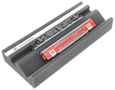 Feldherr Premium Lokliege Spur TT mit Magnetstreifen (360 mm) – Perfekte Wartung