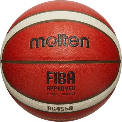 Molten B6G4550 Basketball I The Official Game Ball of British Hoops! I Size 6 I