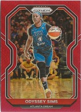 2021 Panini Prizm WNBA Odyssey Sims #80 Red Prizm 119/299