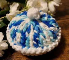 Puntaspilli Cuscinetto aghi All'uncinetto Acrilico Handmade Artigianale Colorato