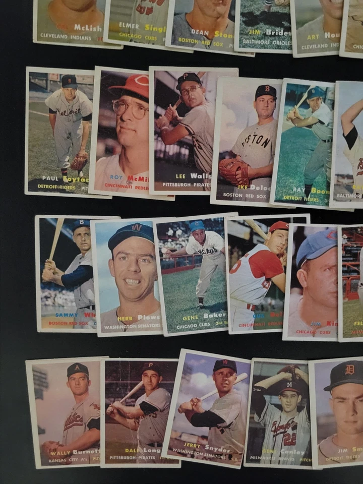 1957 Topps Baseball Lot - 43 Cards - Ray Boone | Bob Lennon | More! - Image 4 of 4