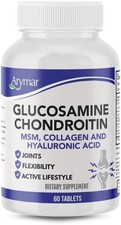 Glucosamine Chondroitin MSM Collagen  Hyaluronic Acid Joint Support Supplement