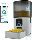 Smart Automatic Cat Feeders WiFi Pet Feeder with APP Control for Remote Feeding