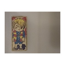 Vintage Japanese Boy Manga Art Folklore Game Menko Card