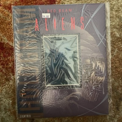 Aliens Red Beam Matted 3D Image Hologram 8X10 Sealed unopened vintage Rare!
