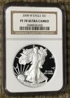 2008-W Proof American Silver Eagle NGC PF70UCAM