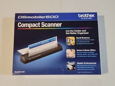 Brother DSmobile 600 Pass Through Compact Scanner DS600 With Carrying Bag - USED