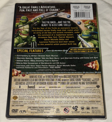 TMNT (Teenage Mutant Ninja Turtles) (DVD, 2007) Sealed Widescreen