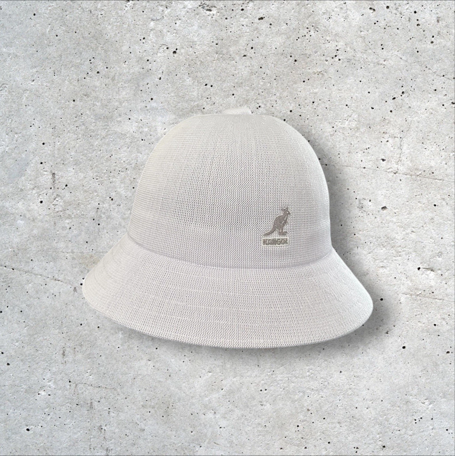 Unisex Kangol Bucket Hat K 2094ST. Size: Small. Color White