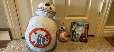 Star Wars BB-8 Plush Stuffed Droids Set Large and Small + Book