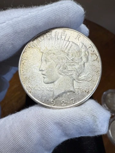 1927-S $1 Peace Silver Dollar 90% Fine