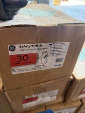 NEW GE TH3361R 30 Amp 600V 3 PHASE 3 WIRE 3R Fusible Safety Switch Disconnect