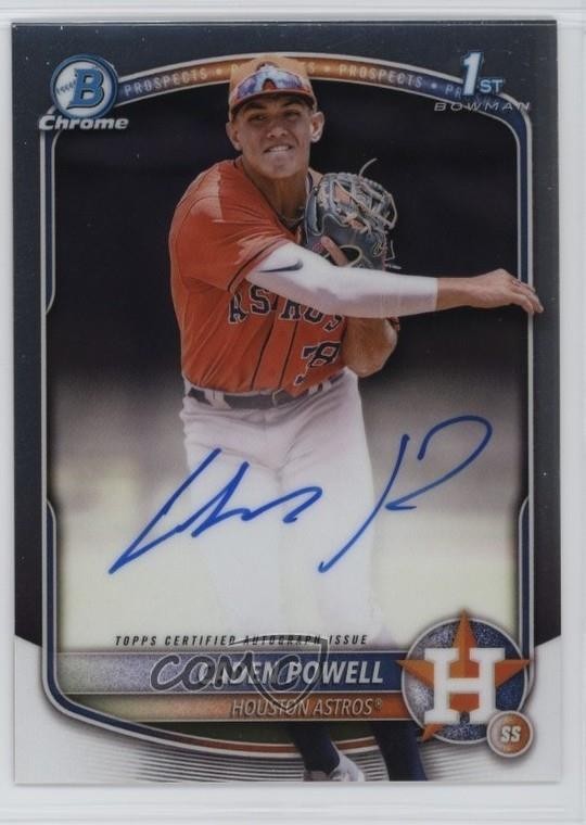 2025 Bowman Chrome Prospect Auto Caden Powell #CPA-CPO Auto 01nw