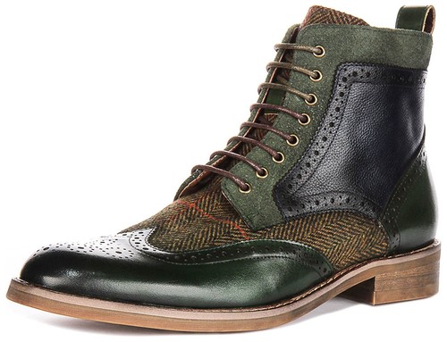 JUSTINREESS ENGLAND Teddy Oxford Zehen Filz Seiten Reißverschluss Stiefel UK 6 - - Bild 6 von 6