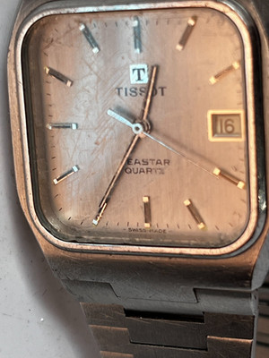 1980er Tissot Seastar Quartz HAU Klassiker Date Funktionsf.  SWISS