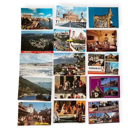 Vintage Urlaub Postkarten Lot 45 USA und weltweit einige mit Briefmarken Reisen - Bild 9 von 14