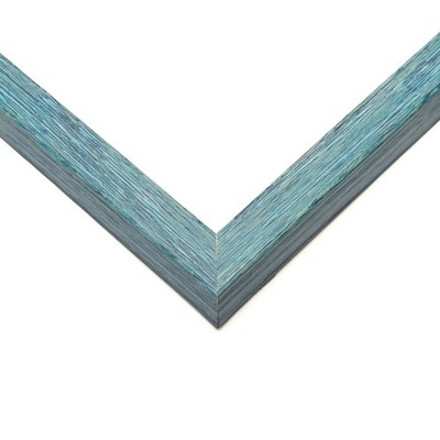 22x22 Shadow Box Frame Blue | 1.125 inches Deep Real Wood Rustic Shadowbox Displ