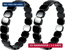 Hematite Bracelet for Men Reclaim Your Confidence Natural Hematite Stretch Brace