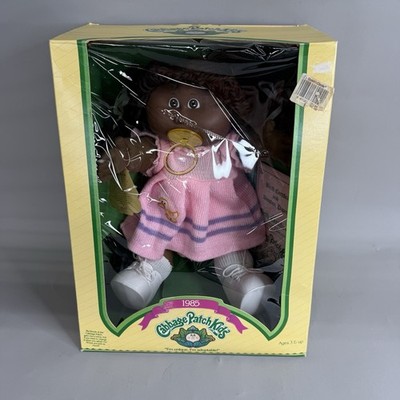 Vintage 1985 Cabbage Patch Doll In Box Frannie Linette Coleco Pacifier
