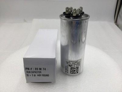 Surephon 89M74 35+5 MFD 440V +/- 5% Round Run Capacitor