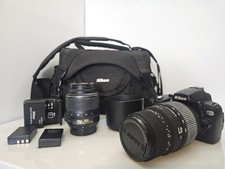 Nikon D60 DSLR w Sigma Telephoto 70-300mm, DX AF-S Nikkor 18-55mm, bag, MORE