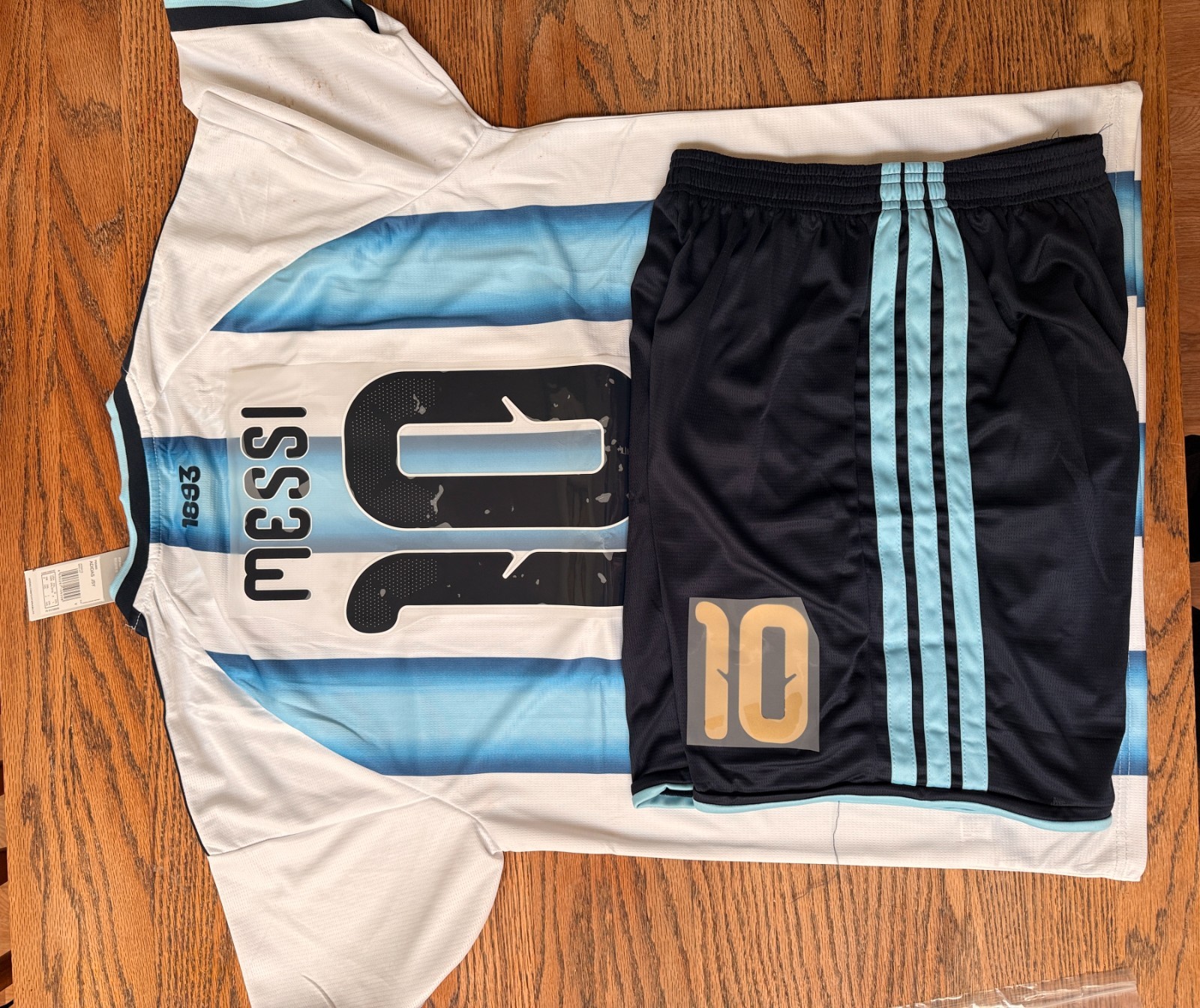 2026 Argentina Home Jersey (Player Version) Messi #10 2XL Size NEW Slim Fit