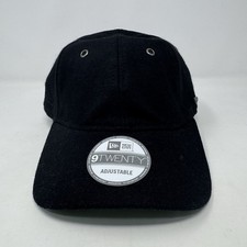 NWT Denver Broncos NFL Melton New Era 9Twenty Solid Black Wool Blend Hat Cap