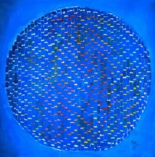 Alma Thomas: Astronauts' Glimpse of Earth 22x30 Archival Quality Fine Art Print