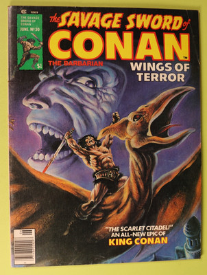Savage Sword of Conan #30 Vintage June 1978 Frank Brunner