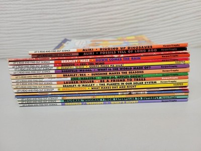 Lot of 17 Let's Read And Find Out Science Books Stage 1 & 2 PB Homeschool