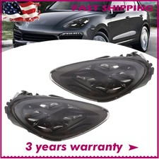 For Porsche Cayenne 2011-2014 LED Pair Front Head Lamps Assembly Headlights