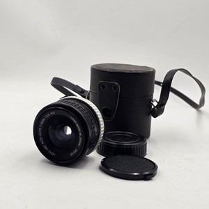 Vintage HOYA HMC Wide-Auto 28mm f/2.8 Prime Lens - Olympus OM Fit w/ Case