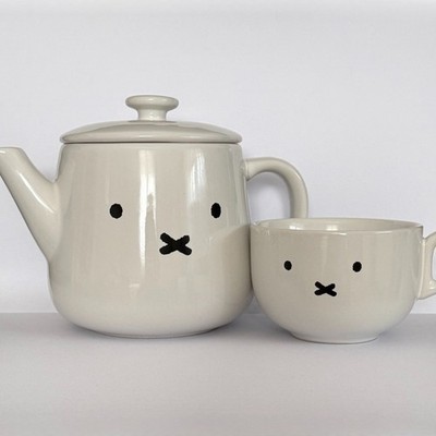 Miffy / Nijntje | Ceramic Teapot + Mug | Keramik Teekanne + Tasse