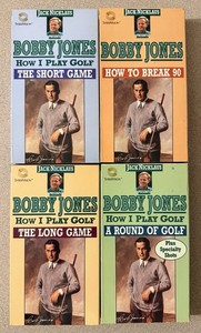 Bobby Jones How I Play Golf 4-Tape VHS Set Jack Nicklaus SyberVision