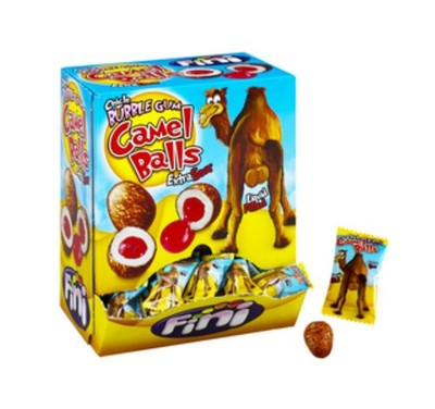 MEGAPACK CAMEL BALLS BUBBLE GUM EXTRA SOUR   SAURES KIRSCHGAUGUMMI 200STÜCK- 1KG