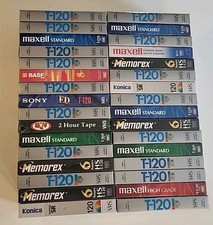 Lot Of 32 Blank Vhs Tapes