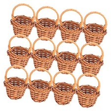 Handheld Wicker Basket - 1.18x1.77 In - Rattan Woven Basket for Handheld Use