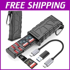 Aluminum UHS-II Card Reader - Windows & Mac Compatible