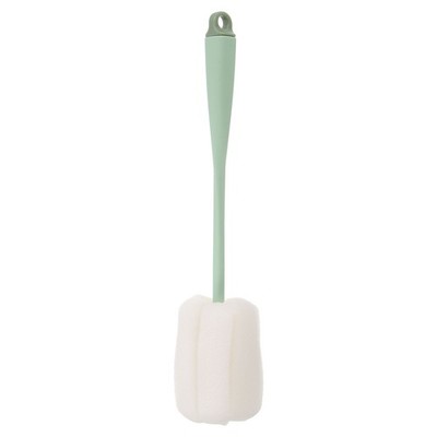 Bottle Soft Brush 10'' Cleaner Brush with Soft Sponge Green